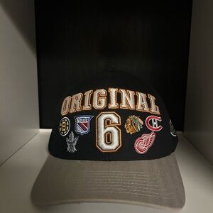 Original Six NHL Vintage Flex Fit Hat Size S/M